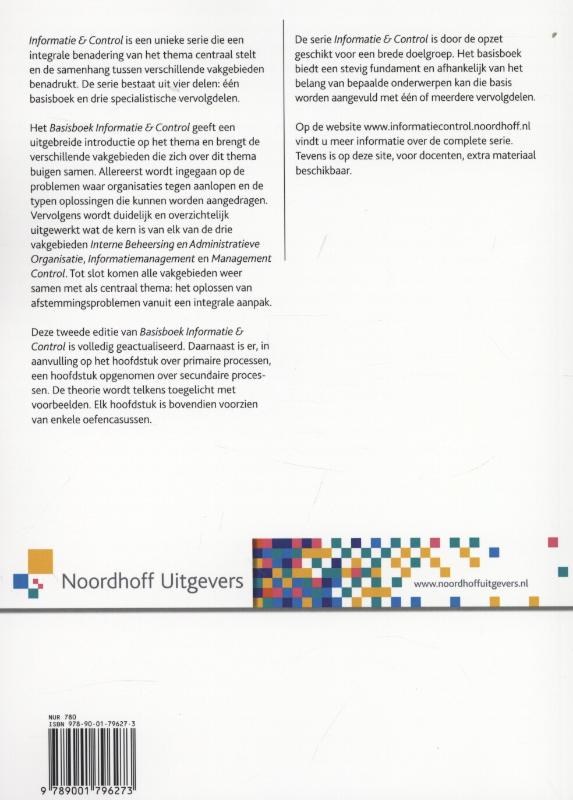 Achterkant van Basisboek informatie en control