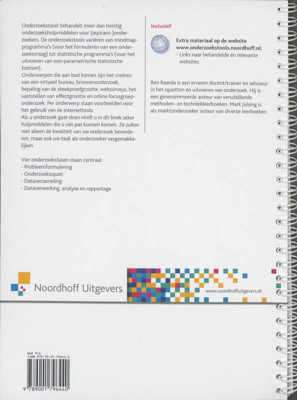 Achterkant van Onderzoekstools