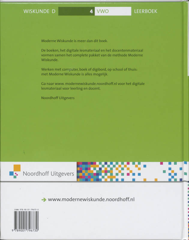 Achterkant van 4 vwo D