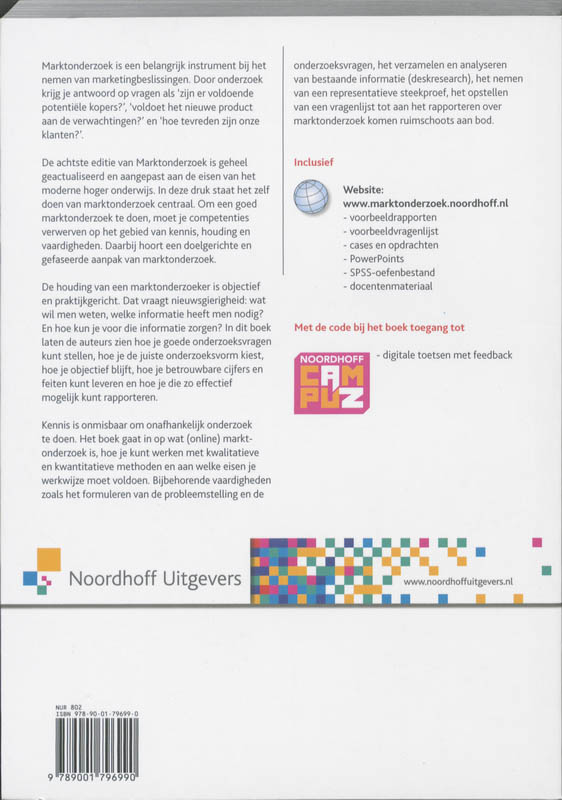 Achterkant van Marktonderzoek