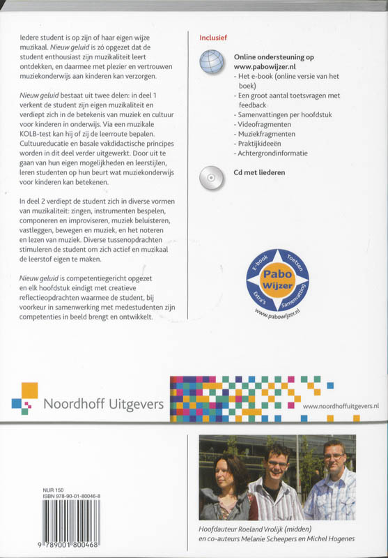 Achterkant van Nieuw Geluid