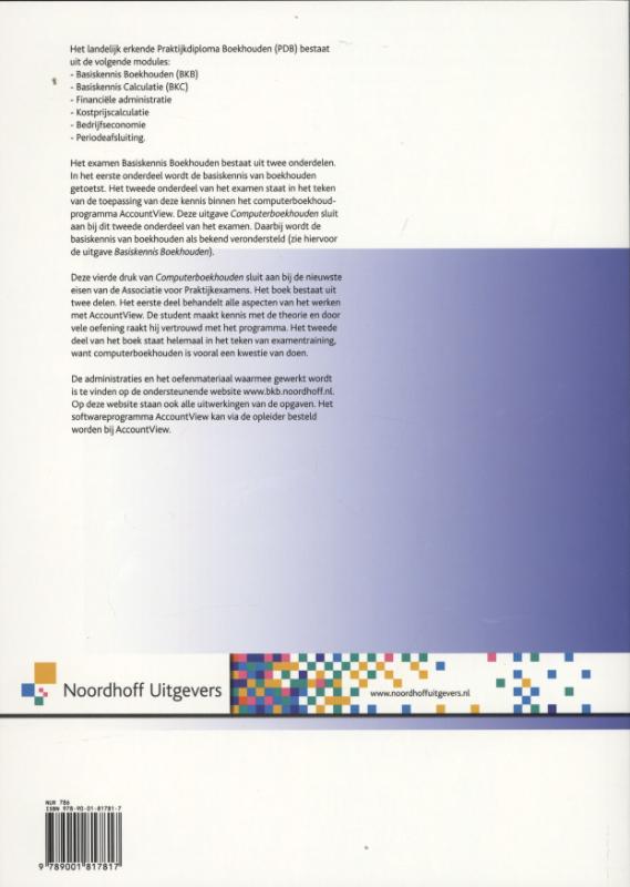 Achterkant van Computerboekhouden