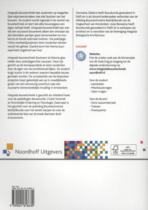 Achterkant van Integrale bouwtechniek
