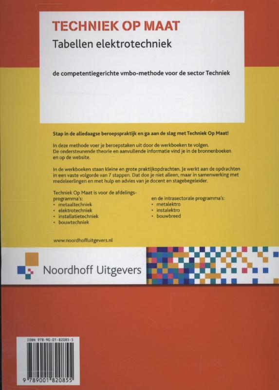 Achterkant van Elektrotechniek