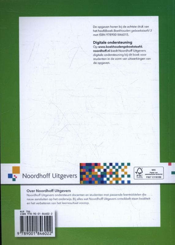 Achterkant van Opgaven