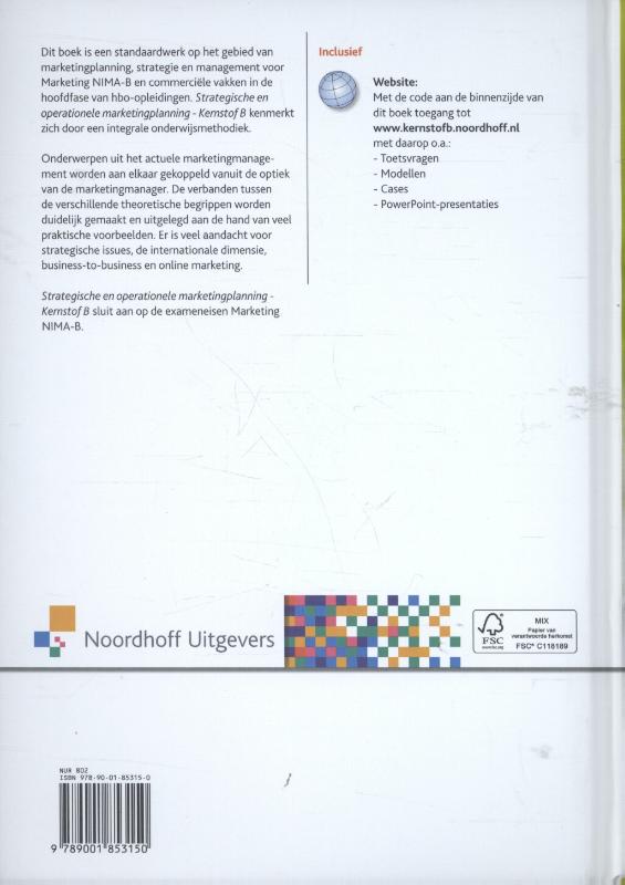 Achterkant van Kernstof B
