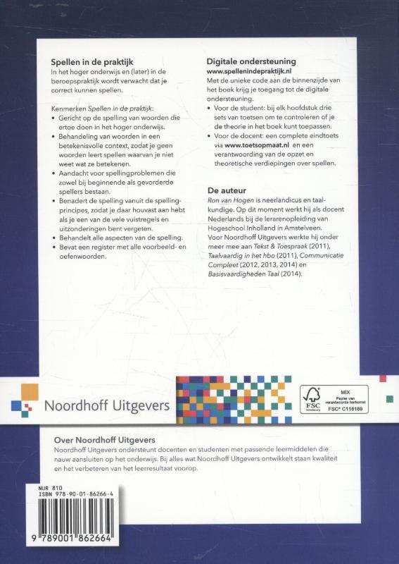 Achterkant van Spellen in de praktijk