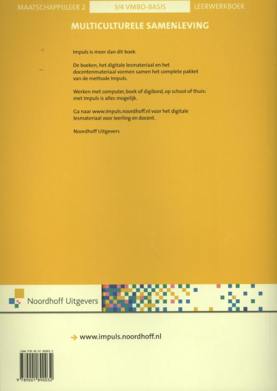 Achterkant van Leerwerkboek
