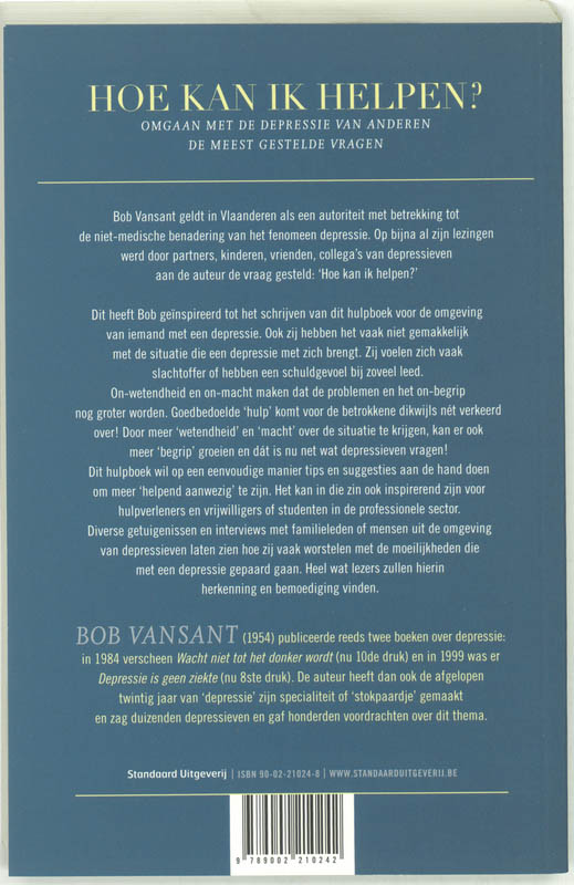 Achterkant van Hoe kan ik je helpen?
