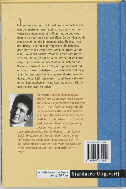 Achterkant van De dochter van de dierenarts