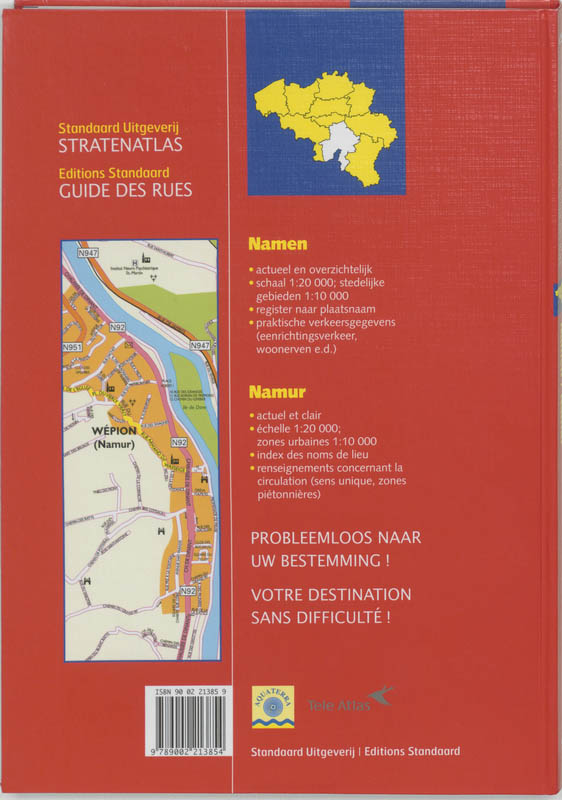 Achterkant van Provincie Namen