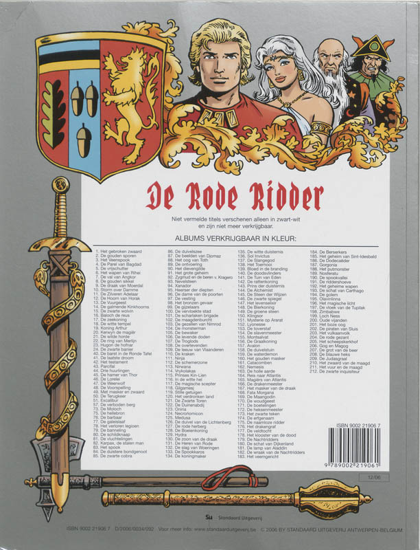 Achterkant van De zwarte inquisiteur