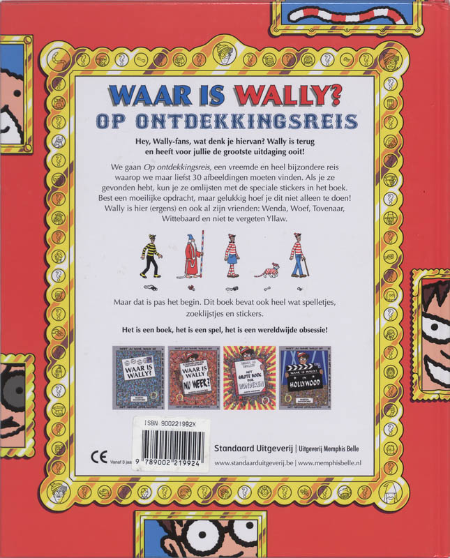 Achterkant van Op ontdekkingsreis