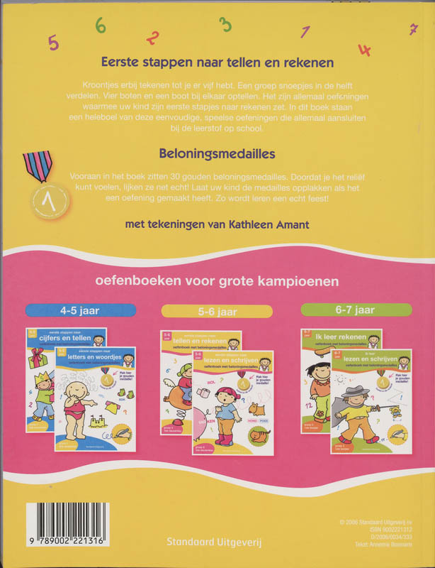 Achterkant van 5-6 jaar
