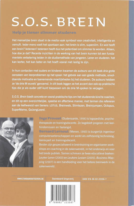 Achterkant van S.O.S. brein