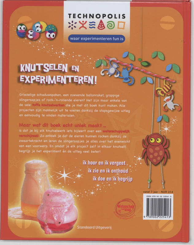 Achterkant van Knutselen en experimenteren!