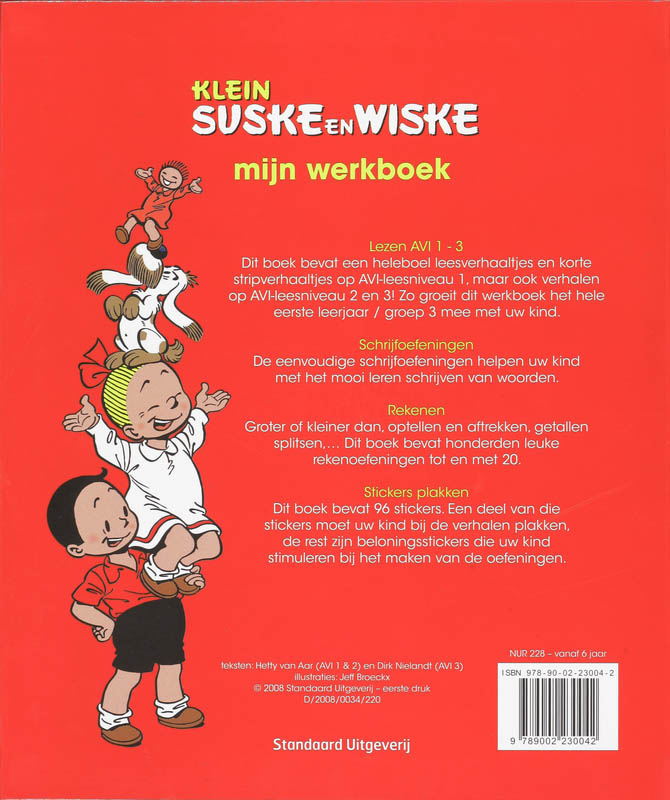 Achterkant van Mijn werkboek