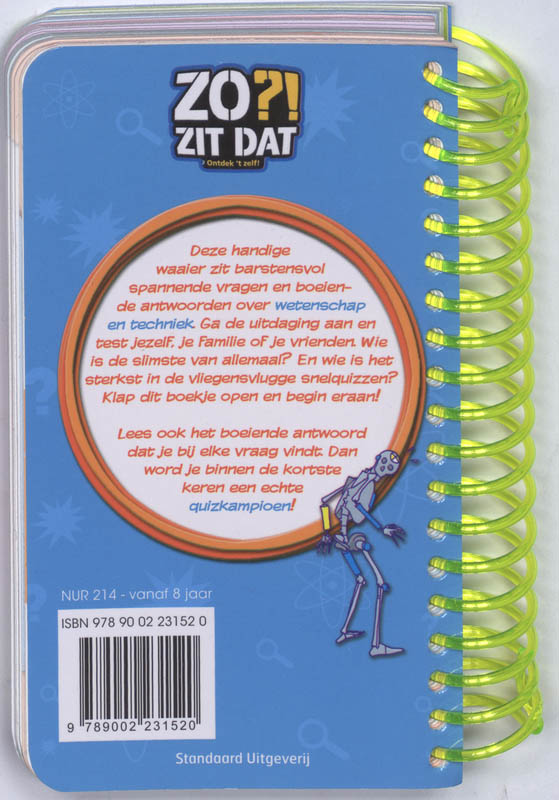 Achterkant van Quiz je slim!