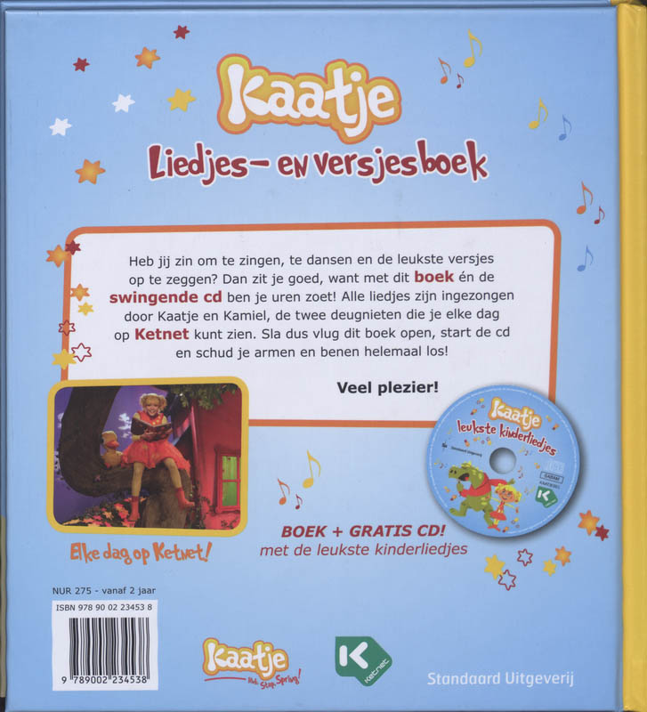 Achterkant van Lied- en versjesboek
