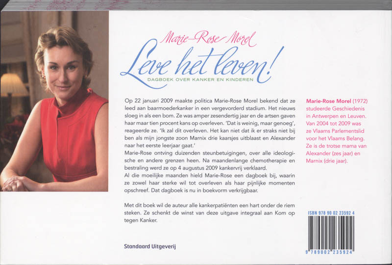 Achterkant van Leve het leven!
