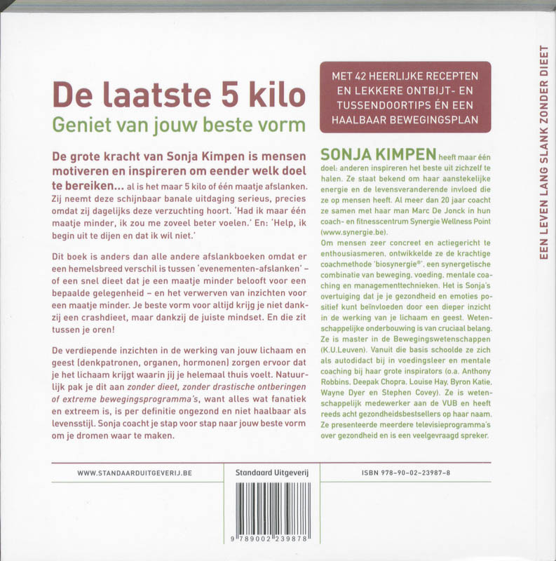 Achterkant van De laatste 5 kilo