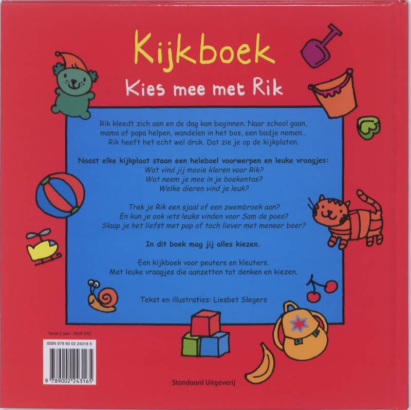 Achterkant van Kijkboek
