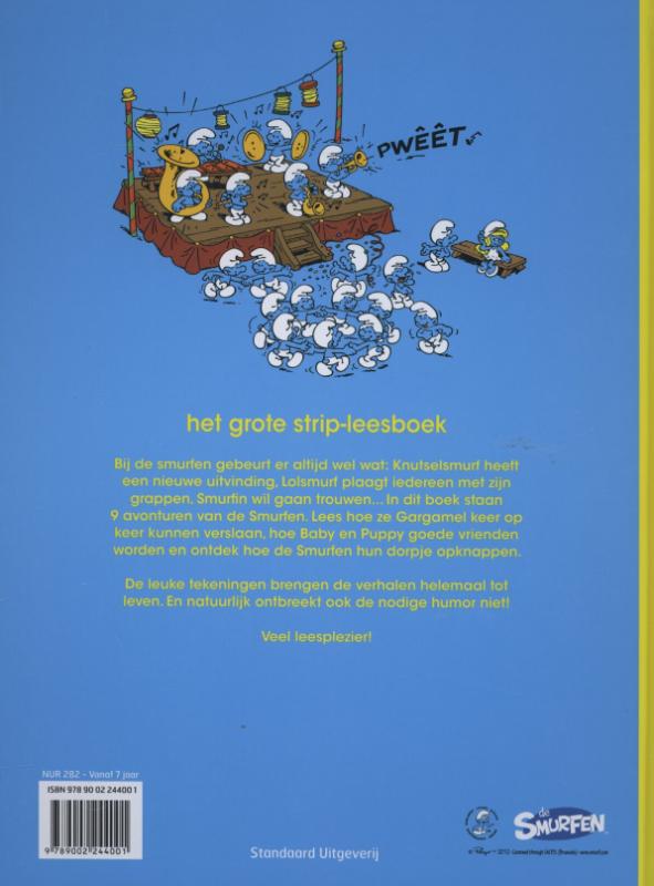 Achterkant van Het grote strip-leesboek