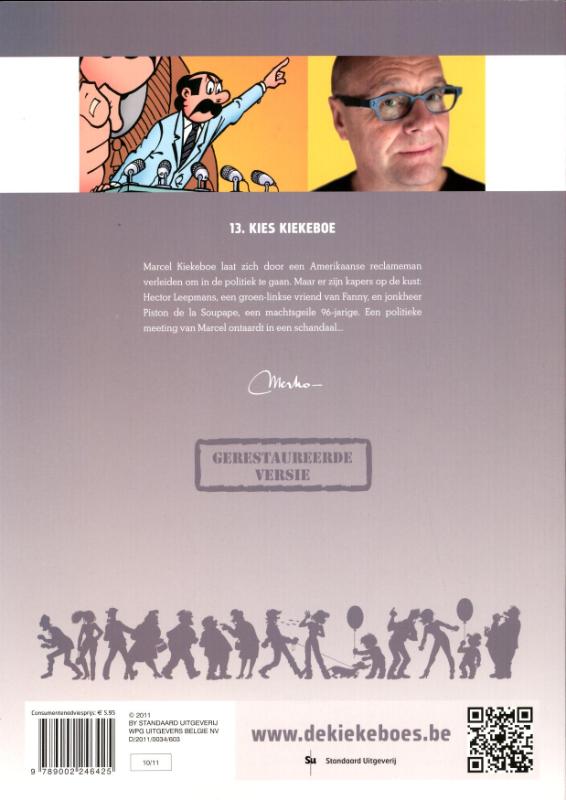 Achterkant van Kies Kiekeboe