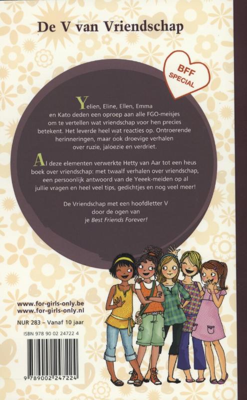 Achterkant van De V van Vriendschap