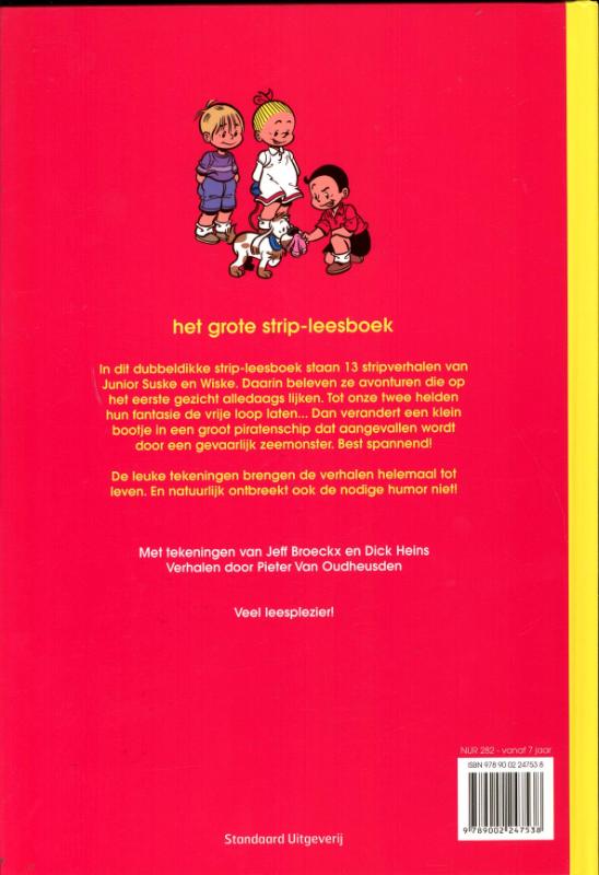 Achterkant van Het grote strip-leesboek