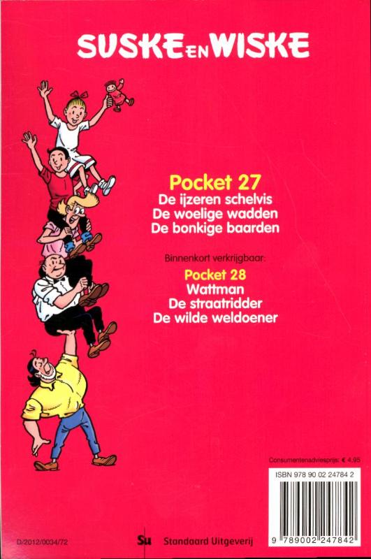 Achterkant van De ijzeren schelvis; de woelige wadden; de bonkige baarden