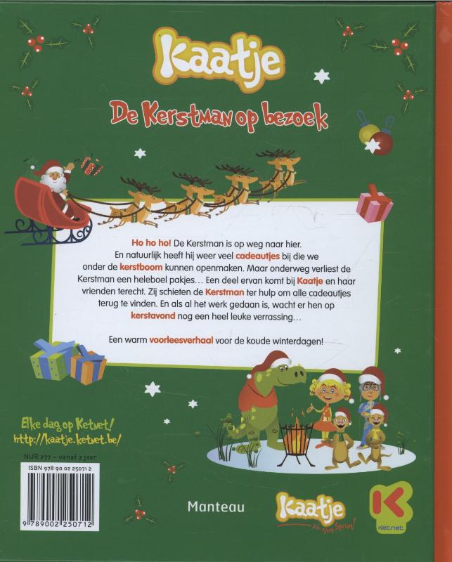 Achterkant van De Kerstman op bezoek