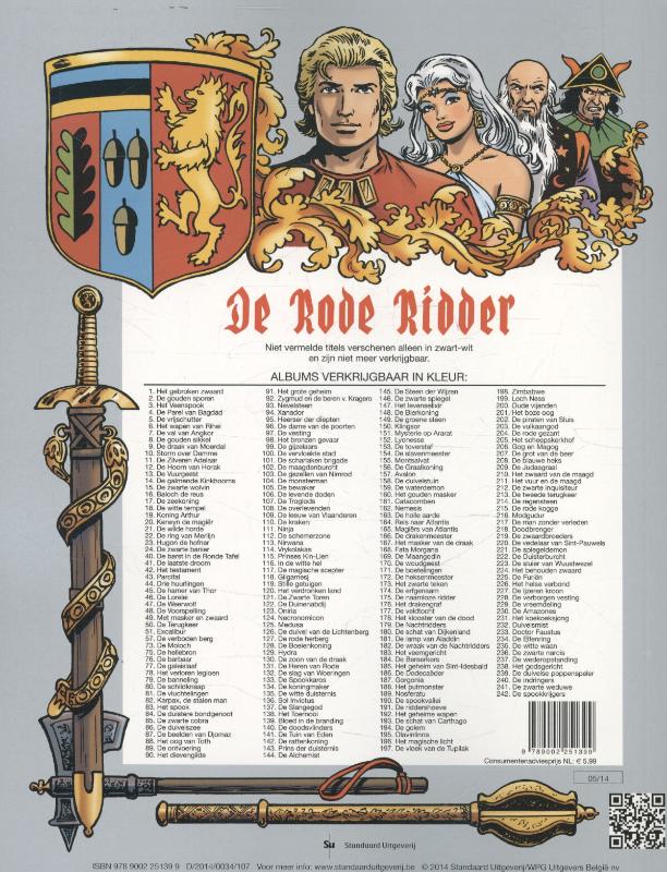 Achterkant van De spookkrijgers
