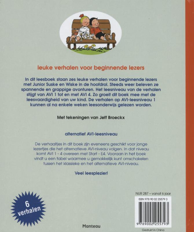 Achterkant van Leuke verhalen voor beginnende lezers