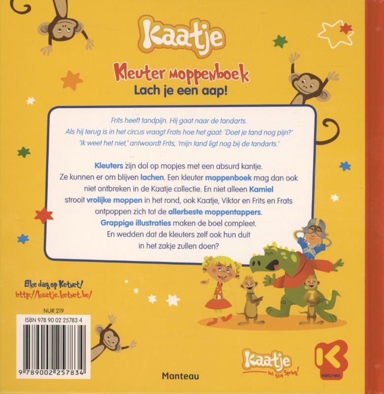 Achterkant van Kleuter moppenboek