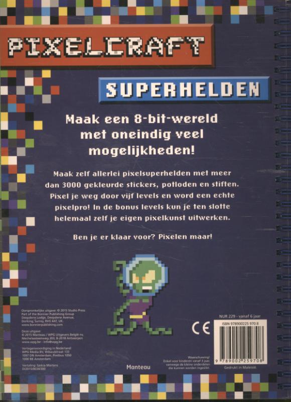 Achterkant van Superhelden