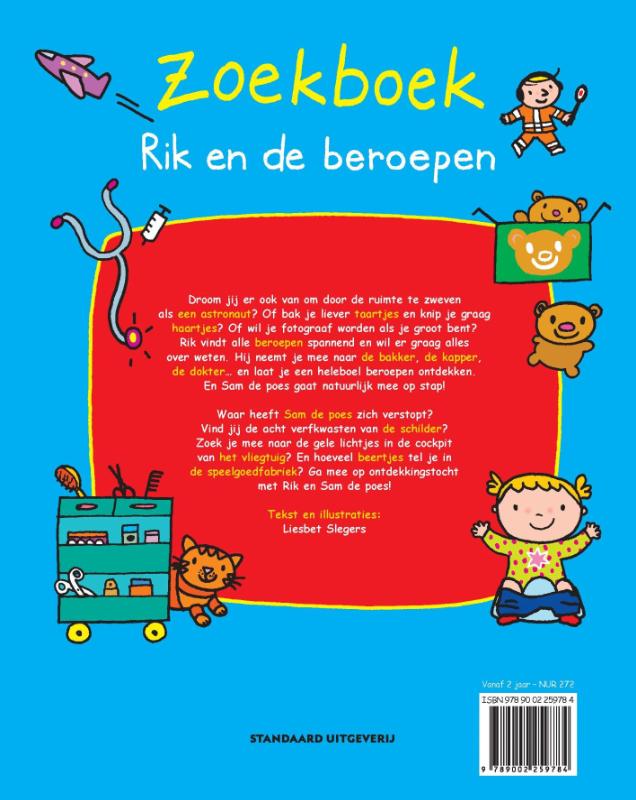 Achterkant van Rik en de beroepen