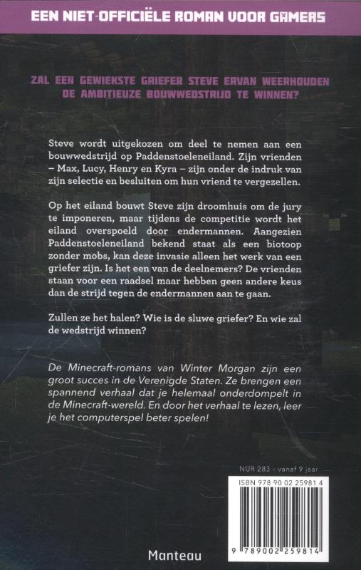 Achterkant van De invasie van de Endermannen