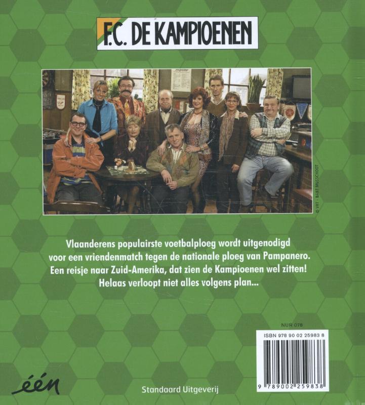 Achterkant van De Kampioenen in Pampanero