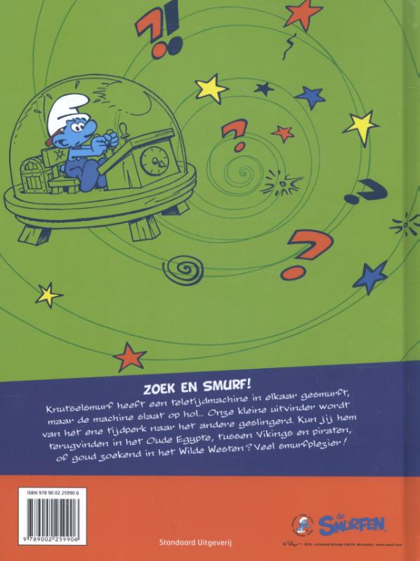 Achterkant van Waar is de knutselsmurf