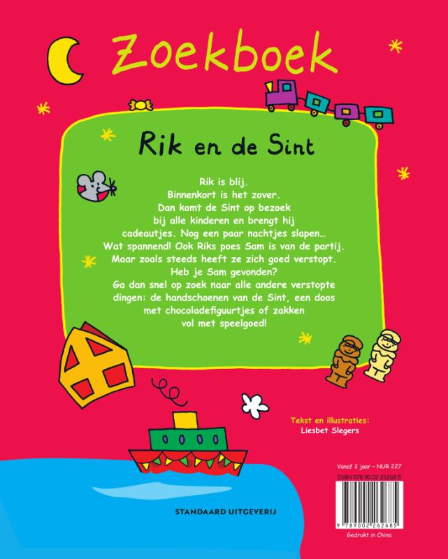 Achterkant van Rik en de Sint