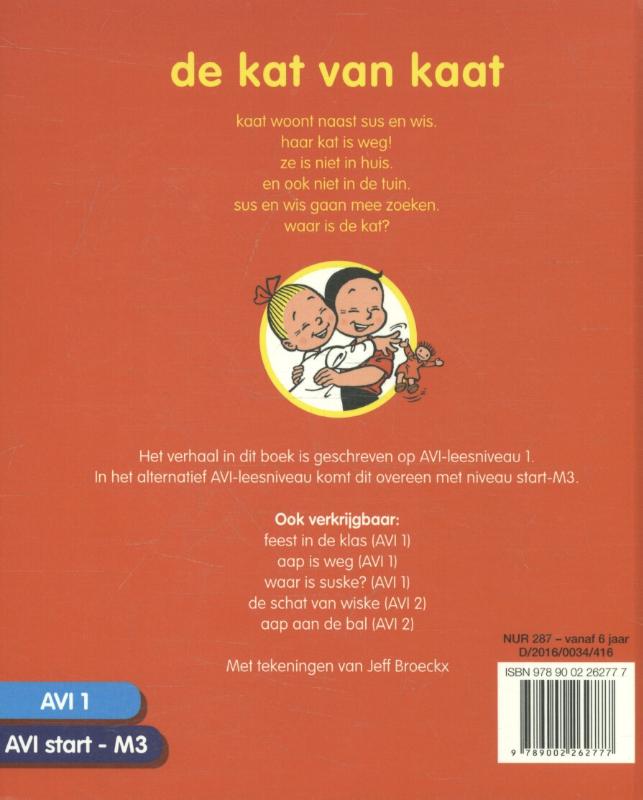 Achterkant van De kat van Kaat
