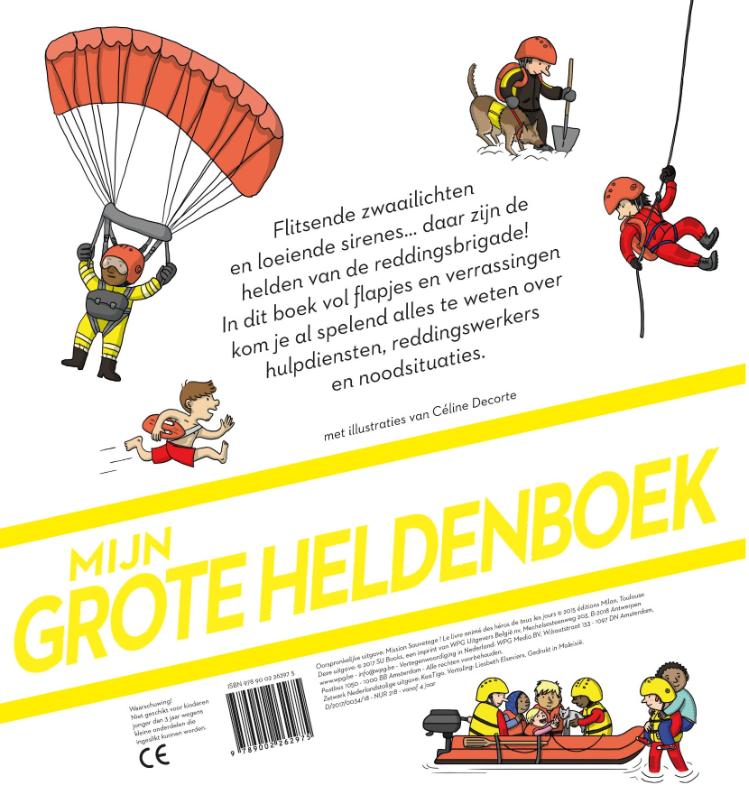 Achterkant van Mijn grote heldenboek