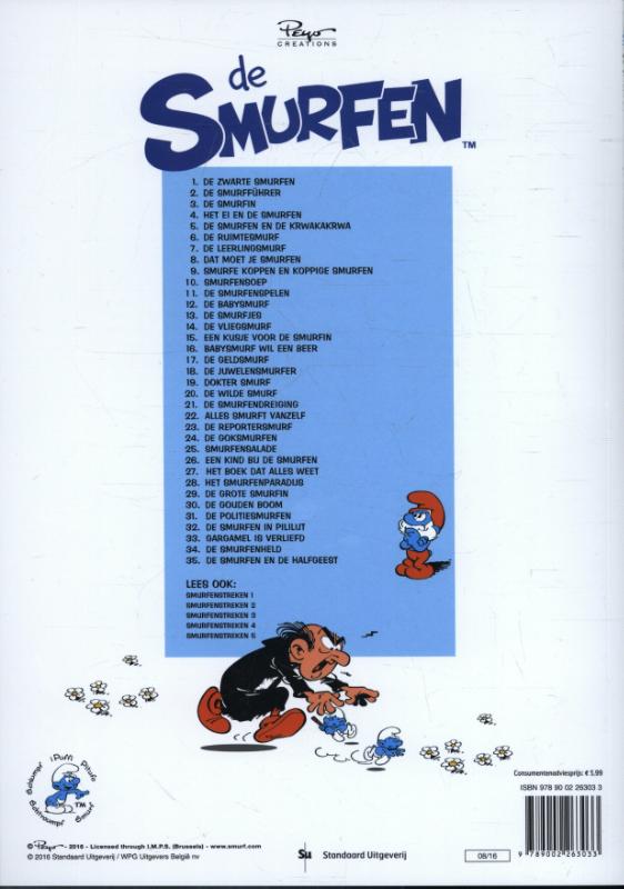 Achterkant van De Smurfenspelen; Paassmurfverhaal;Het Smurfenpark