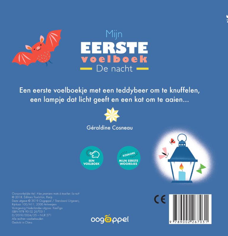 Achterkant van Mijn eerste voelboekje, de nacht