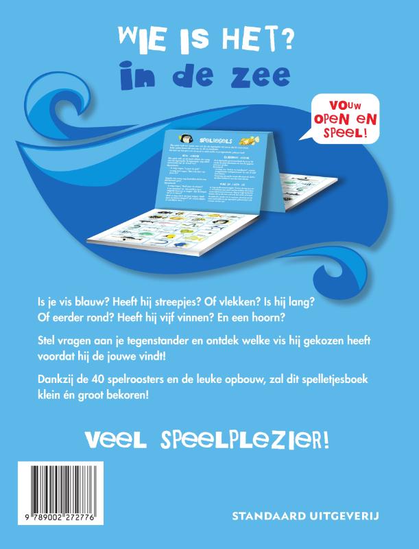 Achterkant van Wie is het ? In de zee