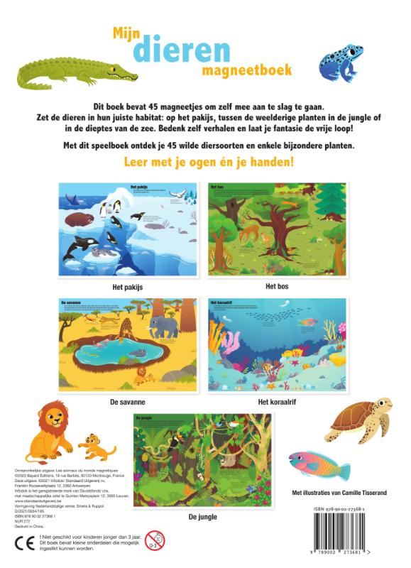 Achterkant van Mijn dierenmagneetboek