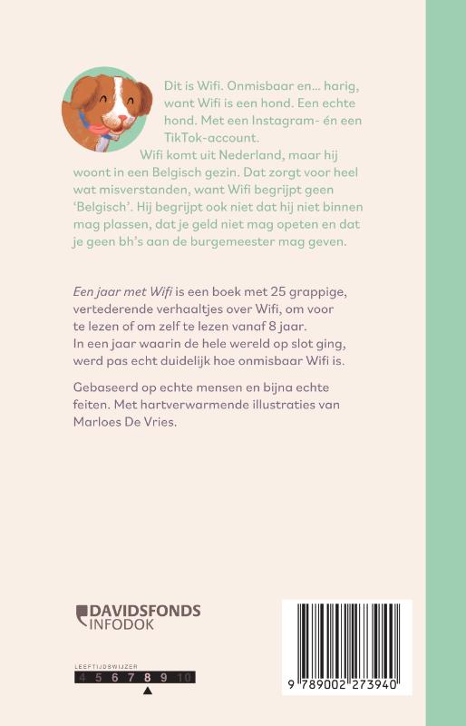 Achterkant van Een jaar met Wifi
