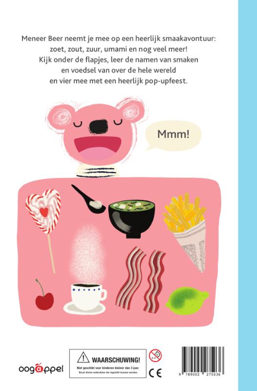 Achterkant van Meneer Beer heeft honger