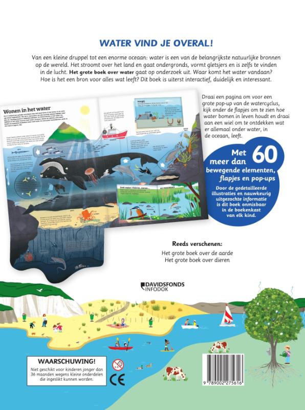 Achterkant van Het grote boek over water